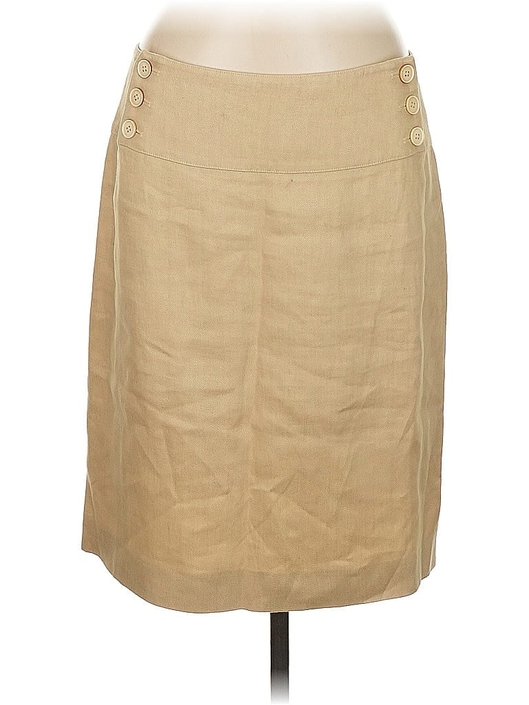 Ralph Lauren Solid Tan Casual Skirt Size 8 - photo 1