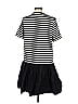 Tanya Taylor Stripes Black Casual Dress Size L - photo 2