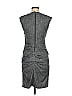 Nicole Miller Tweed Gray Cocktail Dress Size 6 - photo 2