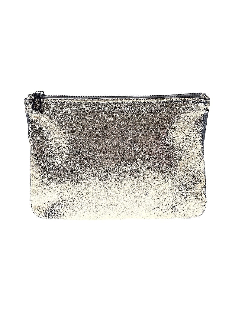 Click to view more detailed imagery on our partner's website Pre-owned Neiman Marcus For Target Leather Clutch In Gold