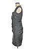 Nicole Miller Tweed Gray Cocktail Dress Size 6 - photo 5