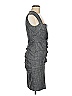 Nicole Miller Tweed Gray Cocktail Dress Size 6 - photo 4