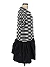 Tanya Taylor Stripes Black Casual Dress Size L - photo 4