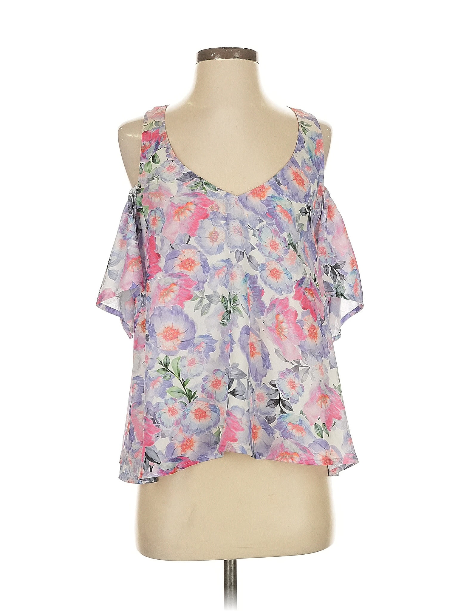 Show Me Your Mumu 100% Polyester Pink Tank Top Size S