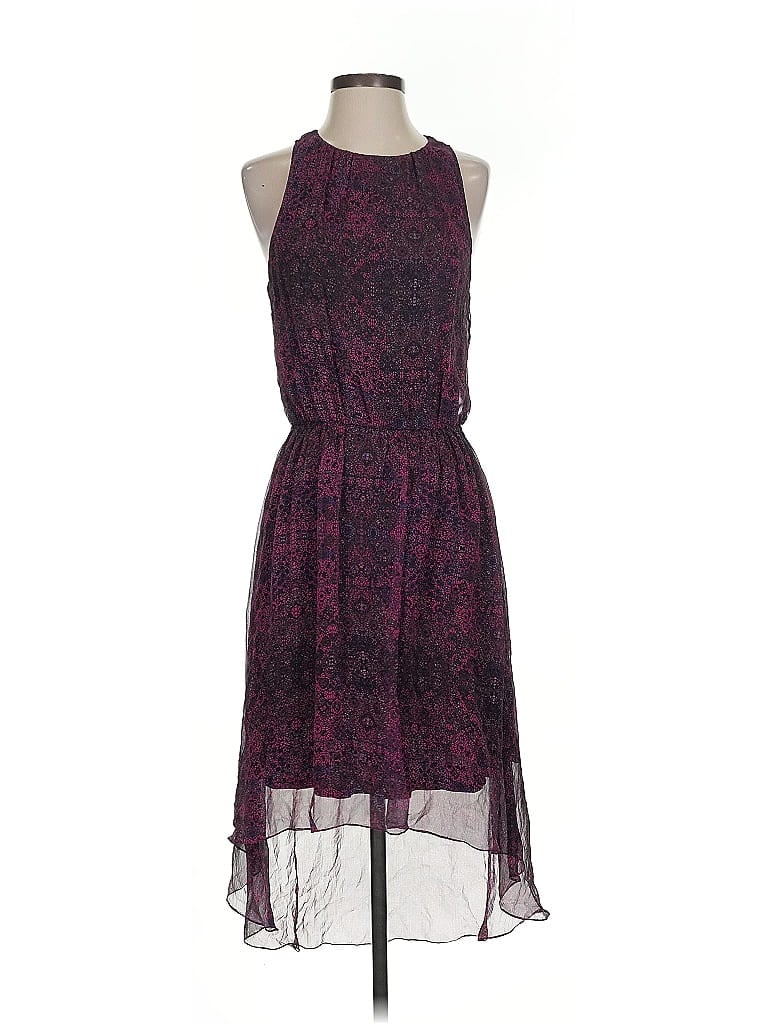 Pre-owned Ella Moss Cocktail Dress In Purple