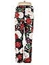 Alexia Admor Floral Red Black Casual Pants Size 10 - photo 2