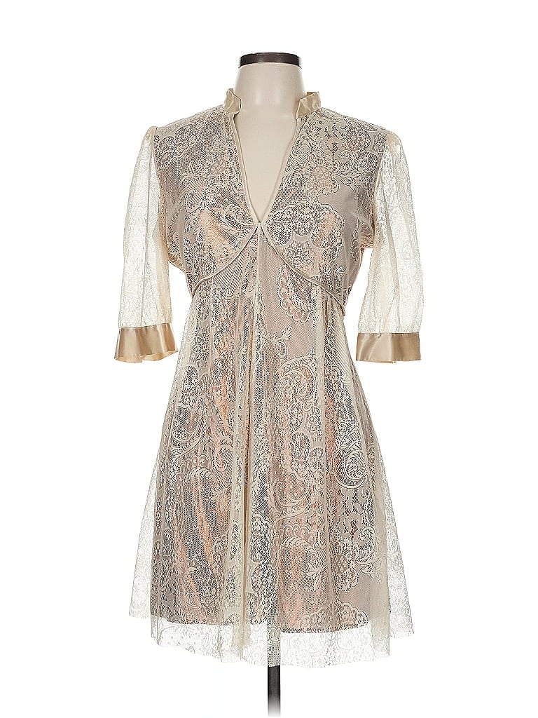 Pre-owned Alexia Admor Cocktail Dress In Silver