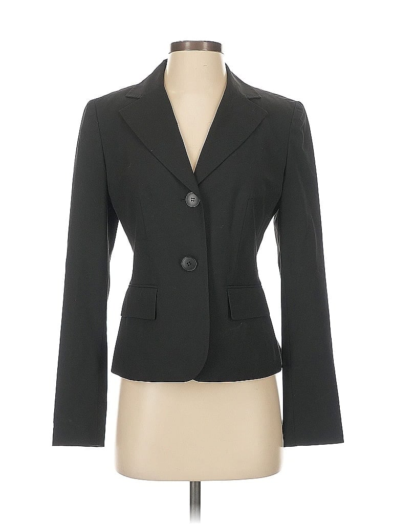 Pre-owned Ann Taylor Loft Blazer Jacket In Black