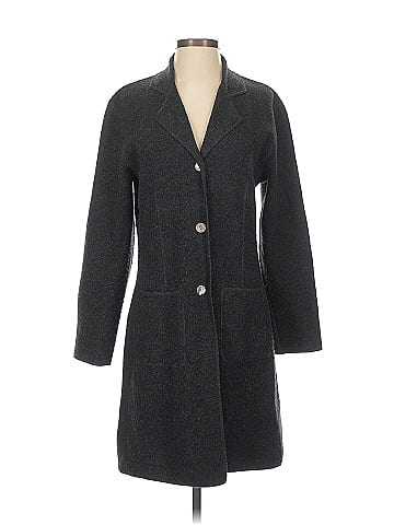 White + Warren Wool Cardigan (view 1)