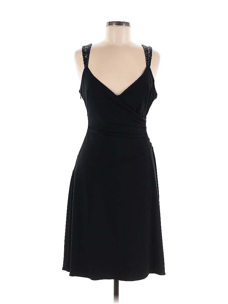 Pre-owned Laundry By Shelli Segal Cocktail Dress In Black