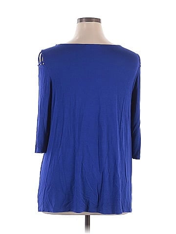 Green Envelope 3/4 Sleeve Top (view 2)