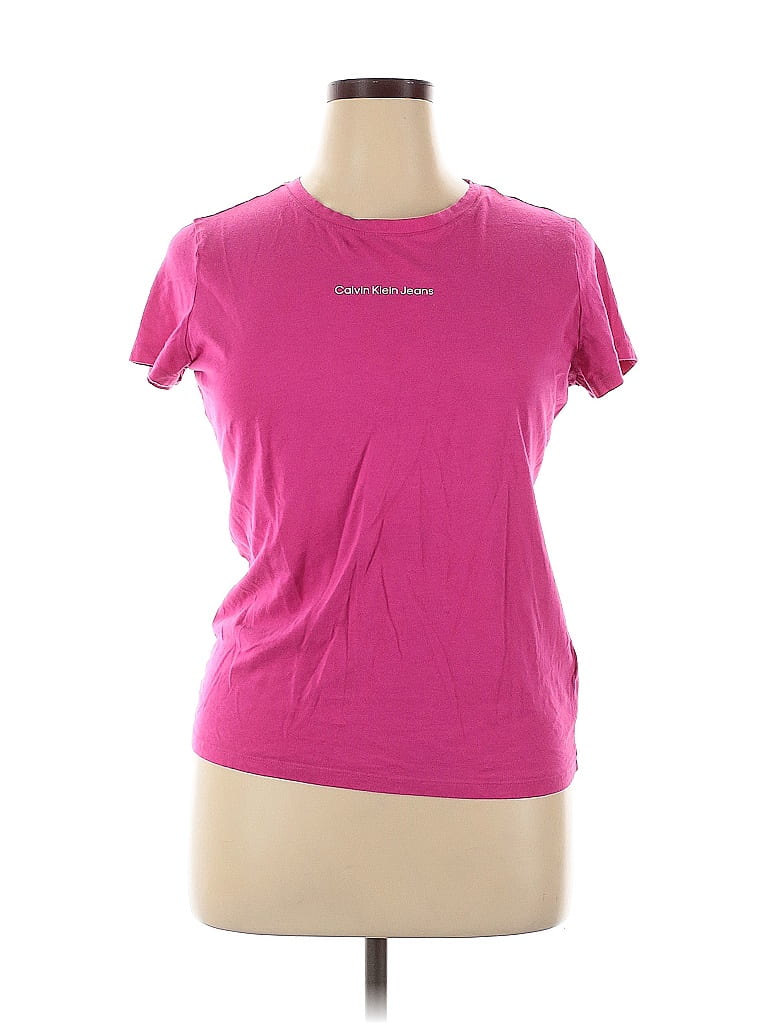 Pre-owned Calvin Klein Jeans Est.1978 Calvin Klein Jeans Active T-shirt In Pink