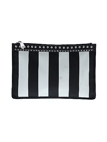 Givenchy Coated Canvas Stripe Studded Clutch (view 1)