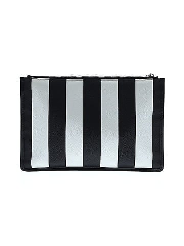 Givenchy Coated Canvas Stripe Studded Clutch (view 2)