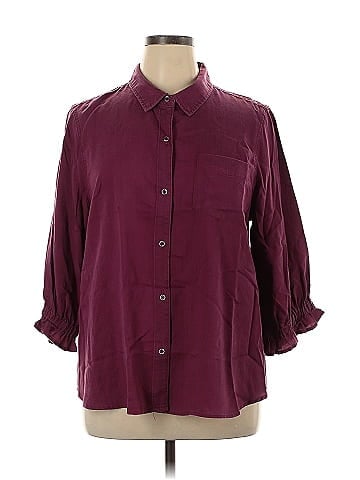 Intro 3/4 Sleeve Button-Down Shirt (view 1)