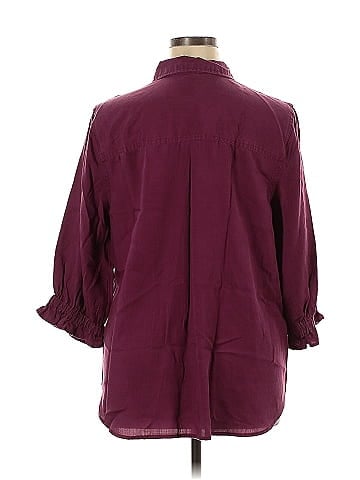 Intro 3/4 Sleeve Button-Down Shirt (view 2)