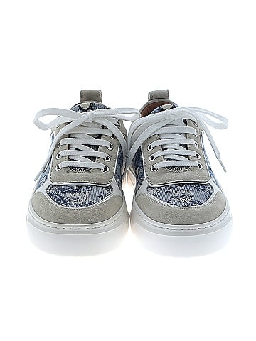 MCM Denim Logo Sneakers (view 2)
