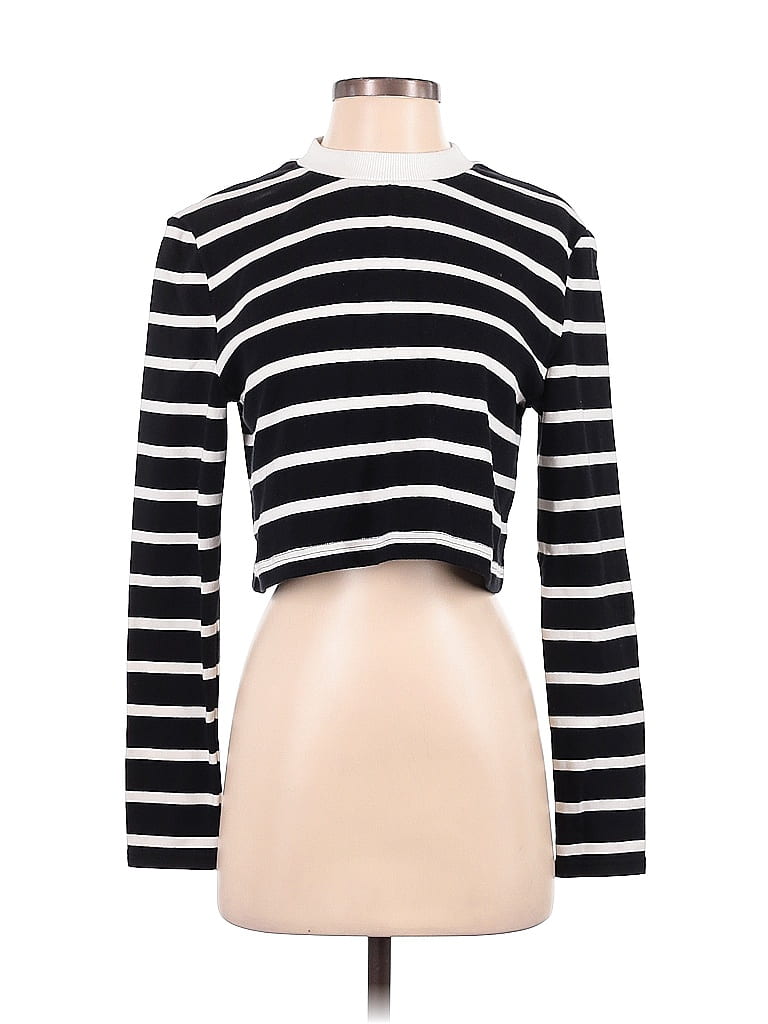 Solid & Striped Black Long Sleeve T-Shirt Size S - photo 1
