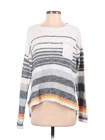 Hem & Thread Pullover Sweater (view 1)