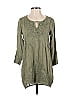 Solitaire 100% Rayon Green Casual Dress Size S - photo 1