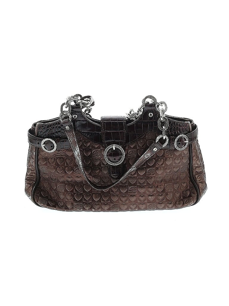 Brighton 100% Leather Brown Leather Shoulder Bag One size - photo 1