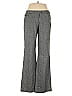 Worth Chevron-herringbone Gray Wool Pants Size 10 - photo 1