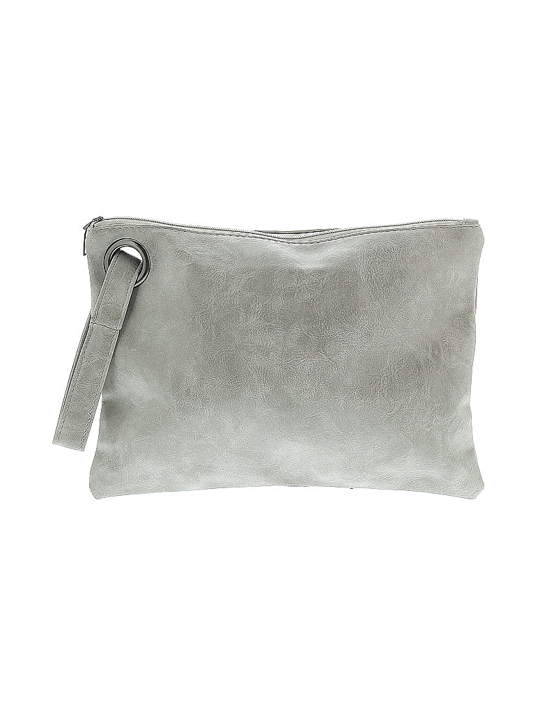 Pre-owned Unbranded Wristlet In Gray