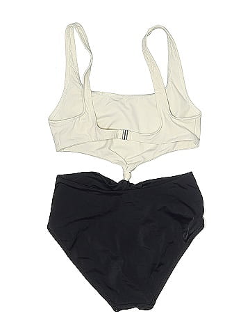 Solid & Striped One Piece Swimsuit (view 2)