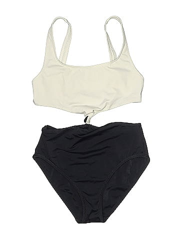 Solid & Striped One Piece Swimsuit (view 1)
