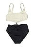 Solid & Striped Solid Ivory One Piece Swimsuit Size S - photo 1