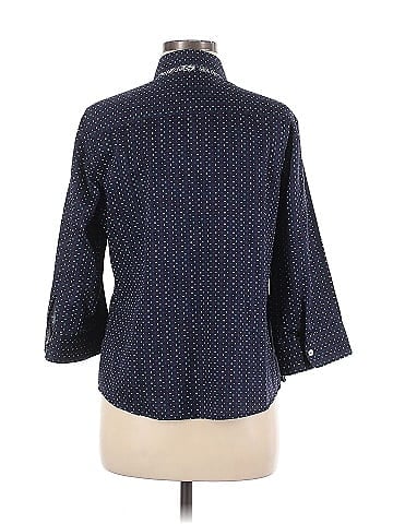 Foxcroft 3/4 Sleeve Button-Down Shirt (view 2)
