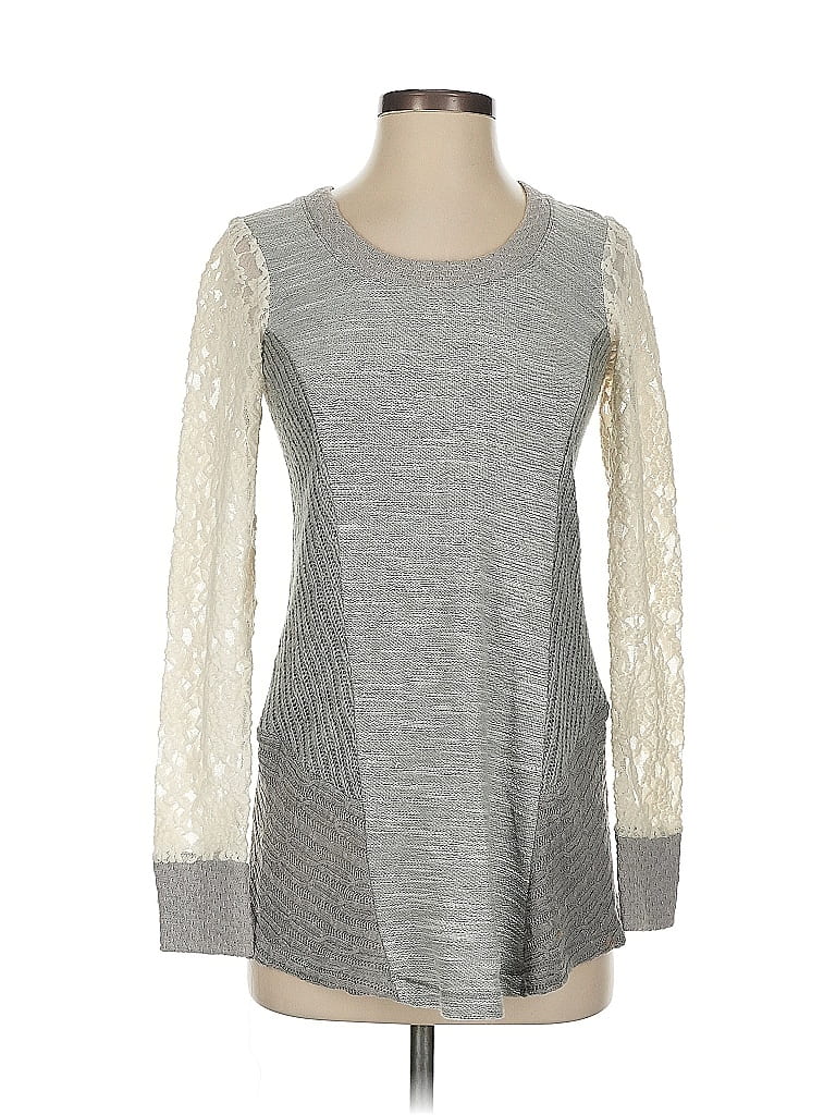 Pre-owned Saturday Sunday Pullover Sweater In Gray