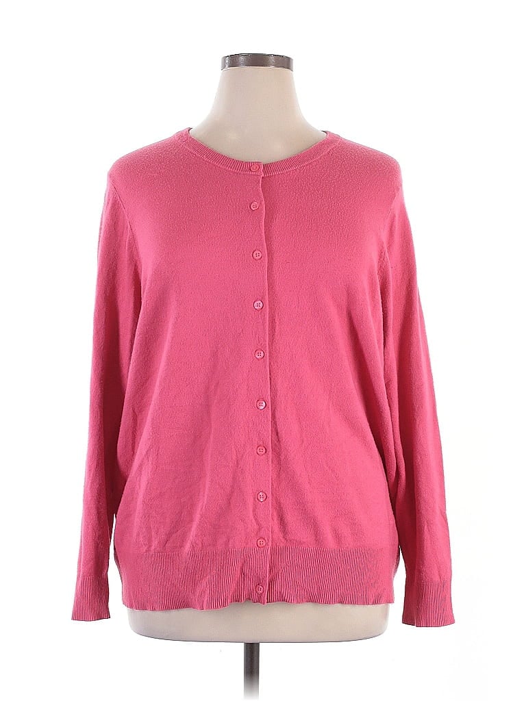 Pre-owned Torrid Cardigan Sweater In Pink