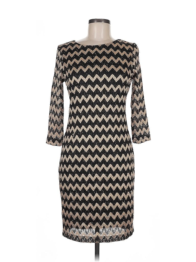 Pre-owned Ronni Nicole Casual Dress In Gold