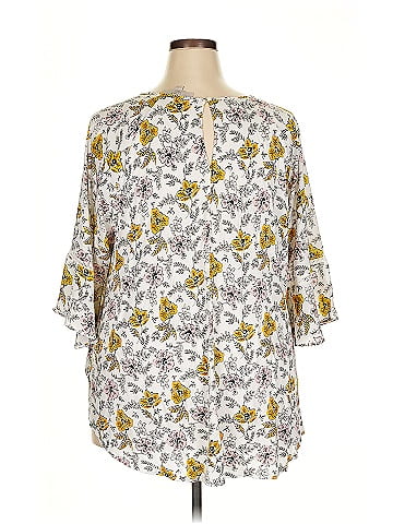 Ann Taylor LOFT 3/4 Sleeve Blouse (view 2)