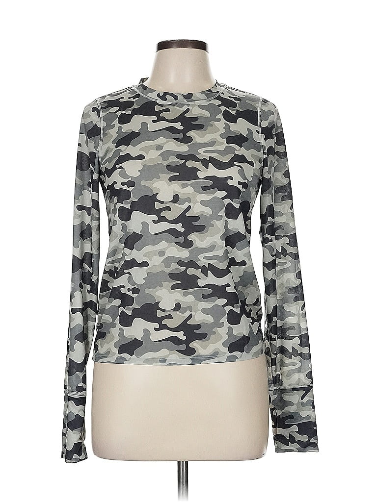 Pre-owned Spiritual Gangster Long Sleeve T-shirt In Gray