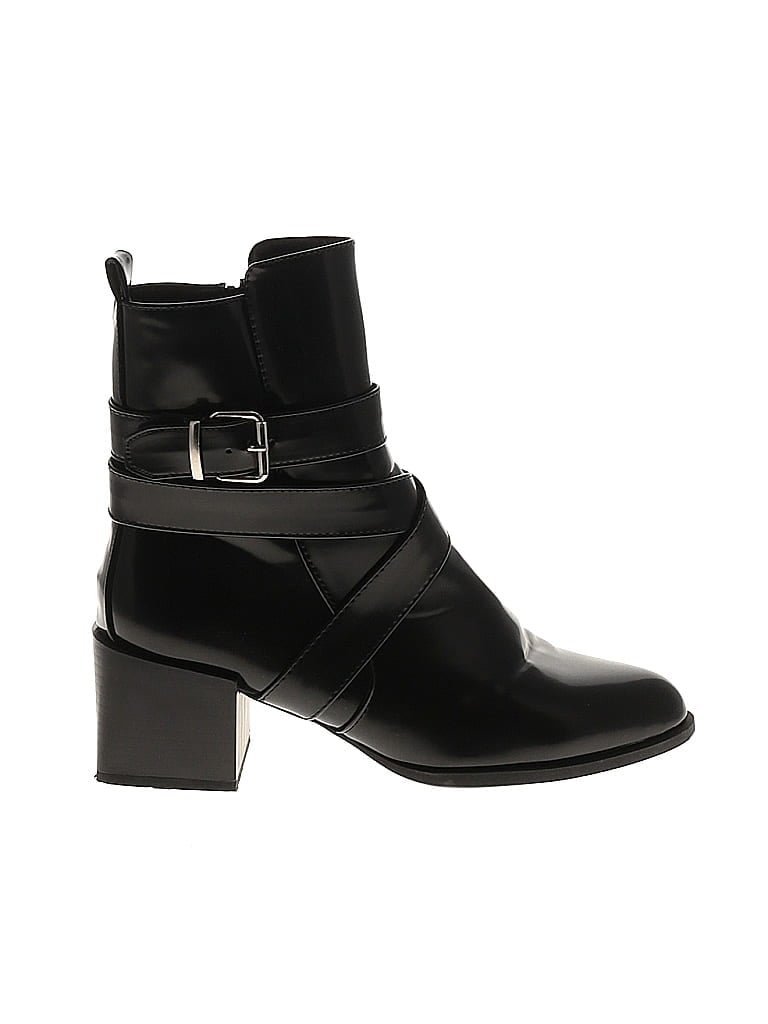 Nasty Gal Inc. Black Ankle Boots Size 6 - photo 1