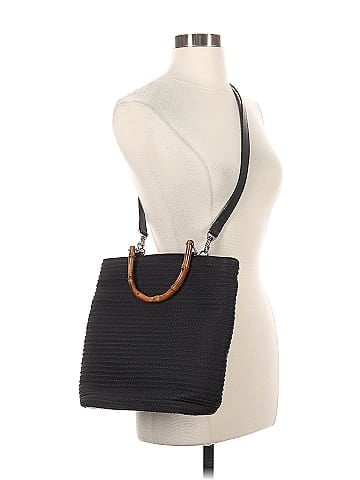 Gucci Vintage Bamboo Handle Canvas Satchel (view 2)