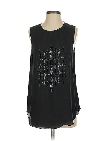 L'Agence Sleeveless Silk Top (view 1)