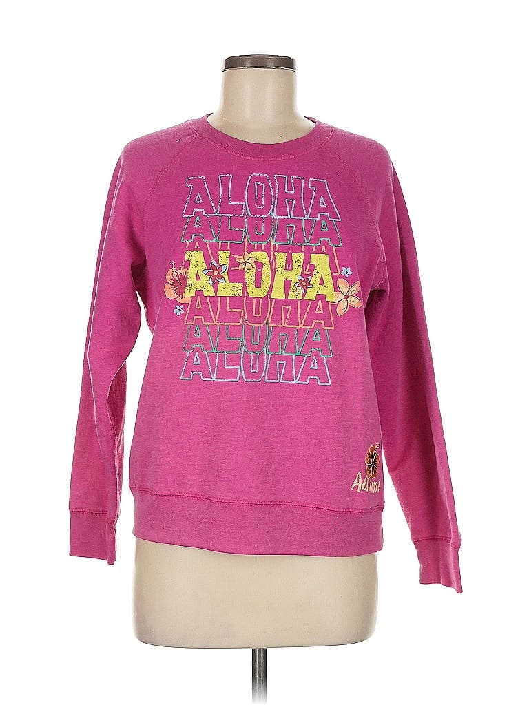 Pre-owned Assorted Brands Sweatshirt In Pink