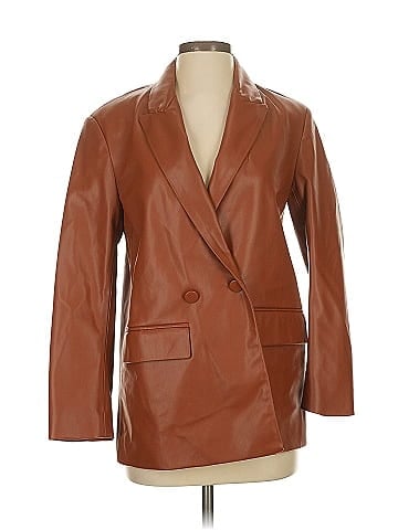 Zara Faux Leather Jacket (view 1)
