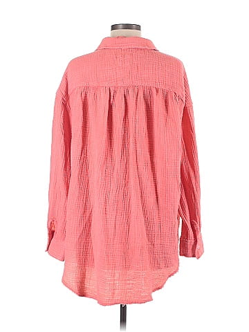 Aerie Long Sleeve Button-Down Shirt (view 2)