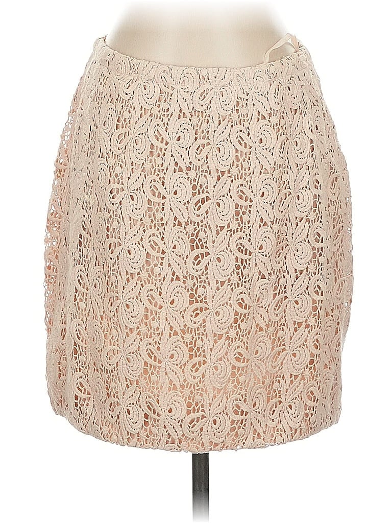 Pre-owned Pure Collection Casual Skirt In White