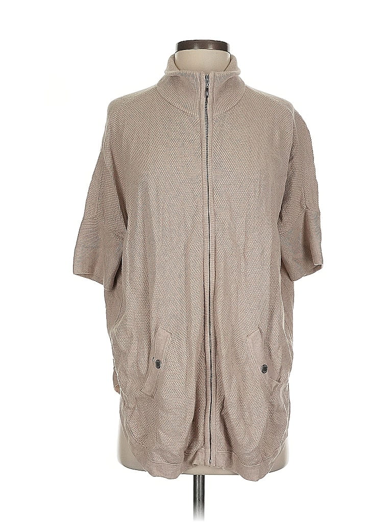 Pre-owned White House Black Market Coat In Brown