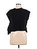 FRAY I.D Black Short Sleeve Turtleneck One size - photo 1