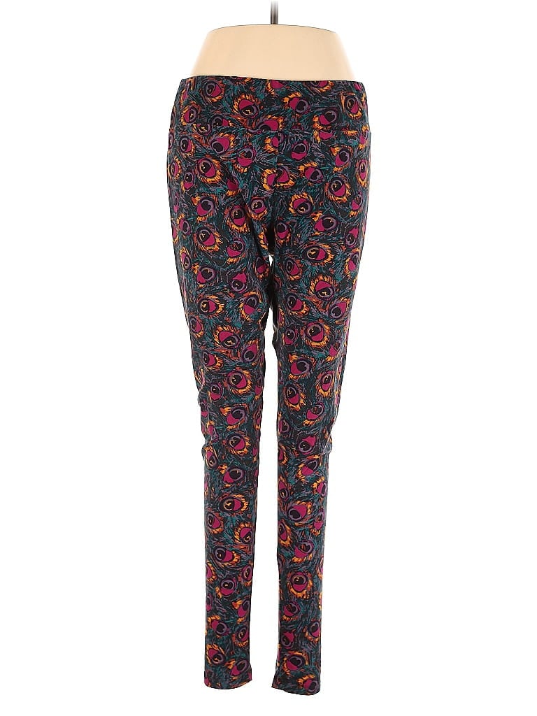 Pre-owned Lularoe Casual Pants In Purple