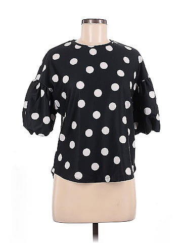 Zara W&B Collection Short Sleeve Top (view 1)
