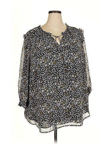 Ann Taylor LOFT 3/4 Sleeve Blouse (view 1)