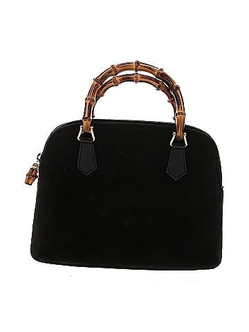 Gucci Vintage Bamboo Suede Top Handle Bag (view 2)