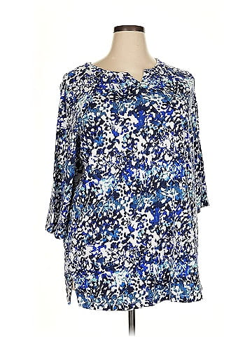 Roaman's 3/4 Sleeve Top (view 1)